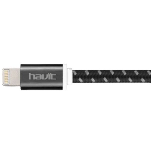 کابل تبدیل USB به لایتنینگ هویت مدل HV-CB524 به طول 1 متر