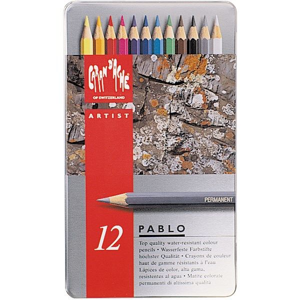 مداد رنگی 12 رنگ Caran d'Ache پابلو مدل 666312
