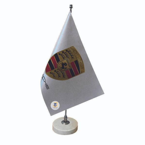 پرچم رومیزی جاویدان تندیس پرگاس مدل پورشه کد 2
