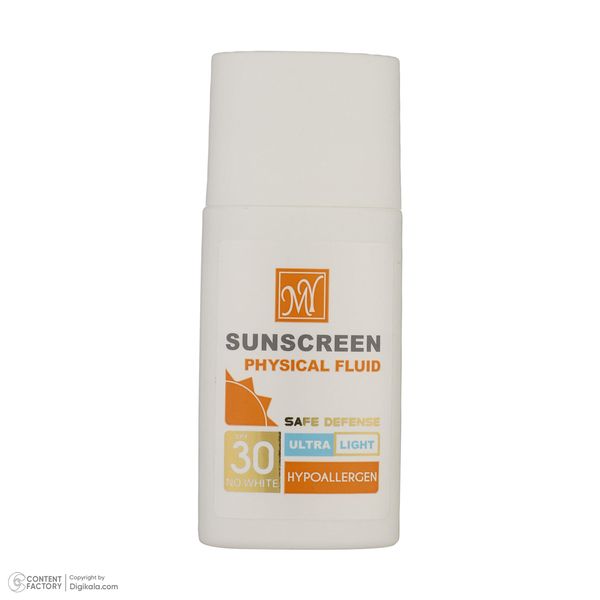 فلوئید ضد آفتاب بی رنگ مای +SPF30 مدل Hypoallergen مناسب انوع پوست حجم 50 میلی لیتر