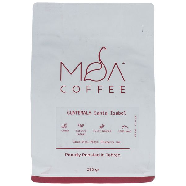 دانه قهوه Guatemala Santa Isabel موآ مقدار 250 گرم