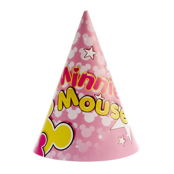 کلاه ستاره رنگارنگ مدل مینی موس  بسته 10 عددی