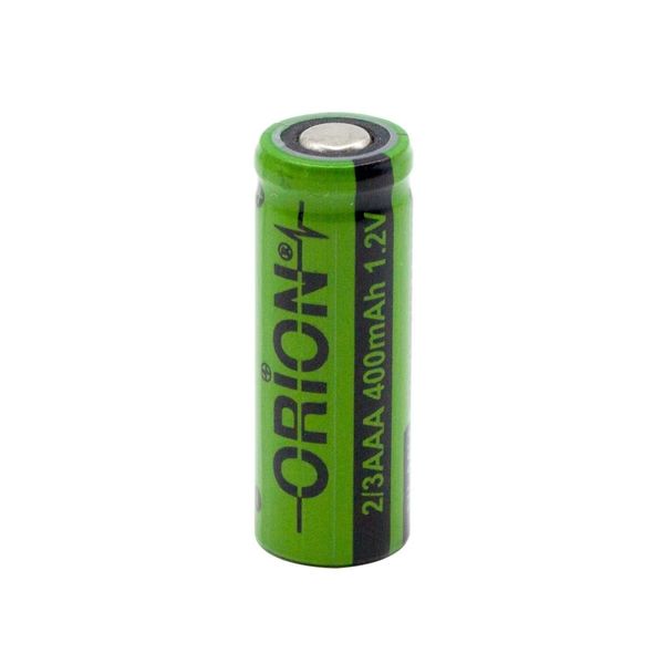 باتری نیم قلمی قابل شارژ اوریون مدل 2/3AAA ظرفیت 400 میلی آمپر ساعت