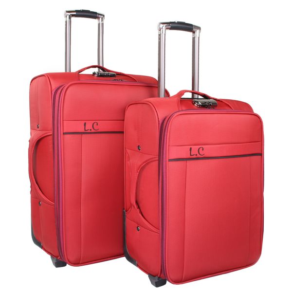 مجموعه دو عددی چمدان ال سی مدل 7-2-1004 سایز L