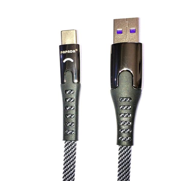 کابل تبدیل USB به USB-C پاپادا مدل F12 طول 1 متر