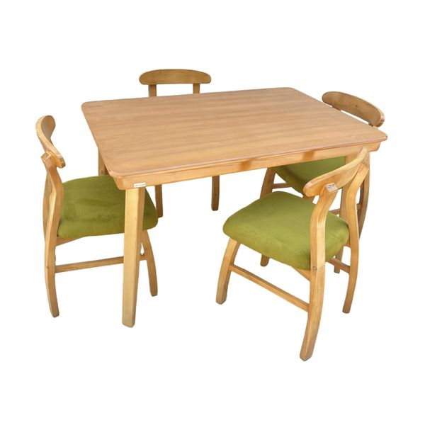 میز و صندلی ناهارخوری 4 نفره گالری چوب آشنایی مدل Khod-Kh-Lux