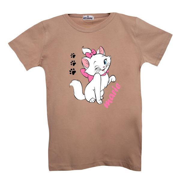 تی شرت بچگانه مدل گربه اشرافی کد 1