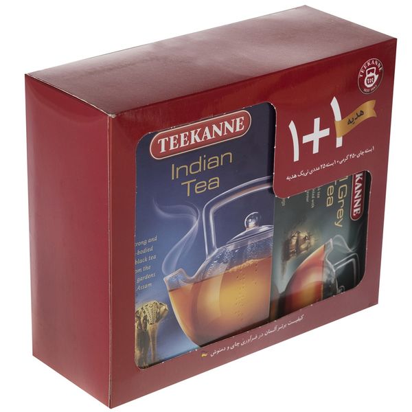 چای سیاه تی کانه مدل Indian Earl Grey بسته 2 عددی