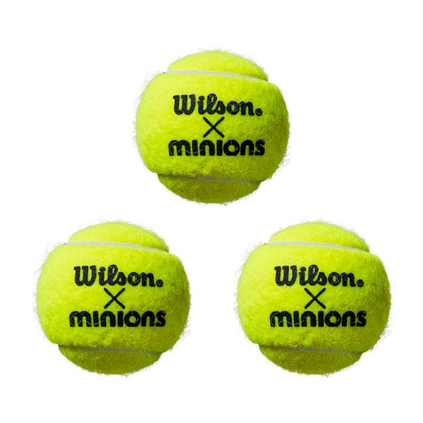 توپ تنیس ویلسون مدل minions بسته 3 عددی