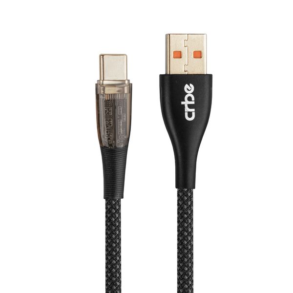 کابل تبدیل USB به USB-C کربی مدل BE-C102AC 100W طول 1.2 متر