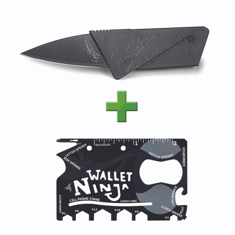 پک چاقو مدل جیبی به همراه آچار و ابزار چندکاره مدل ninja wallet