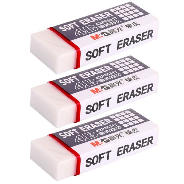 پاک کن ام اند جی مدل Soft Eraser بسته 3 عددی
