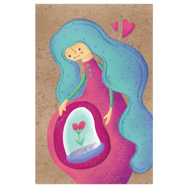 کارت پستال انتشارات سیبان مدل مادر باردار
