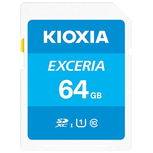 کارت حافظه SDXC کیوکسیا مدلEXCERIA  کلاس 10 استاندارد UHS-I U1 سرعت 100MBps ظرفیت 64گیگابات 