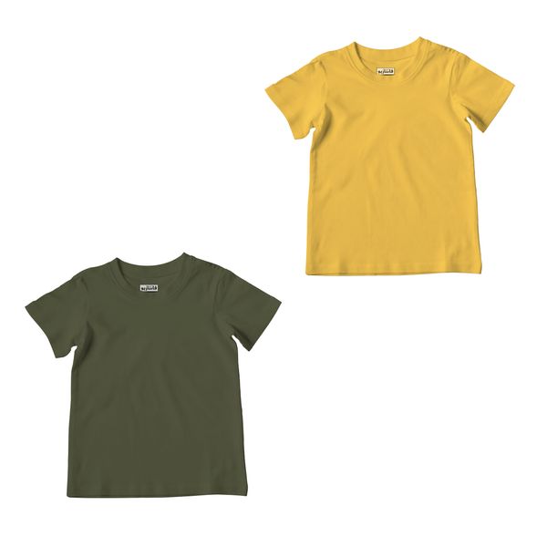 تی شرت آستین کوتاه دخترانه فانتازیو کد 13.24.8 مجموعه دو عددی