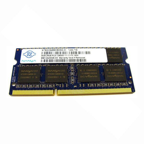 رم لپ تاپ نانیا مدل DDR3 PC3 12800S MHz ظرفیت 8 گیگابایت