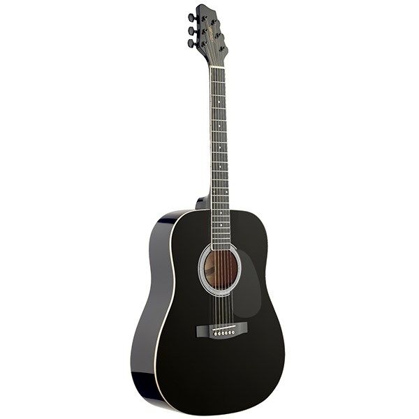 گیتار آکوستیک استگ مدل SW203 BK سایز 4/4