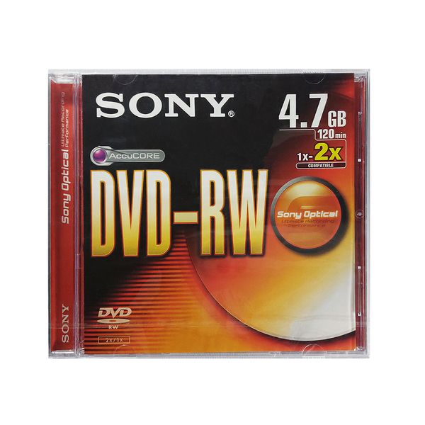 دی وی دی خام سونی مدل DVD-RW بسته 2 عددی