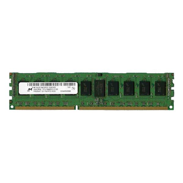 رم سرور DDR3 تک کاناله 1333 مگاهرتز CL9 میکرون مدل MT18JSF25672PDZ-1G4G1FE ظرفیت 2 گیگابایت