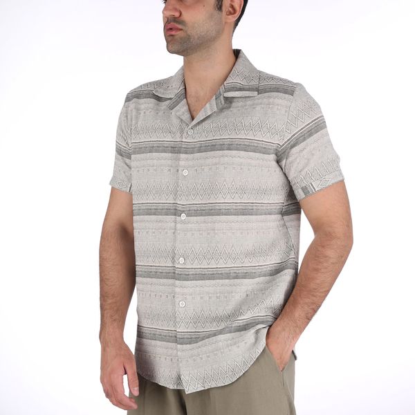 پیراهن آستین کوتاه مردانه باینت مدل 2261733 رنگ مشکی