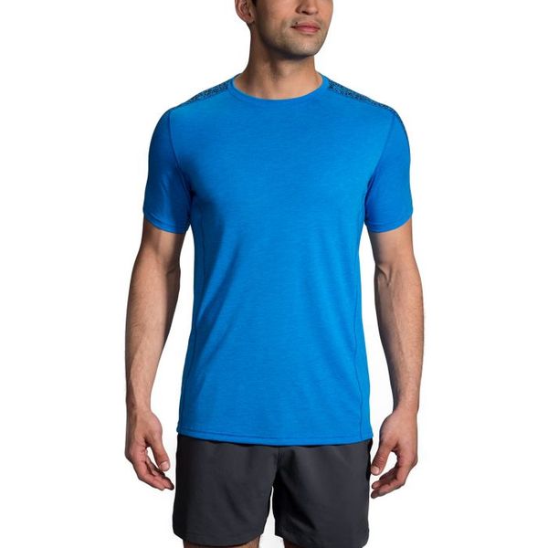 تی شرت آستین کوتاه ورزشی مردانه بروکس مدل Distance