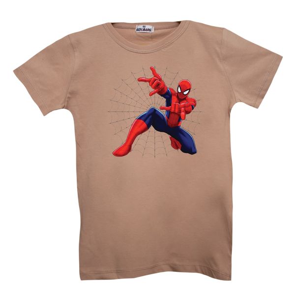 تی شرت آستین کوتاه پسرانه مدل مرد عنکبوتی کد 15