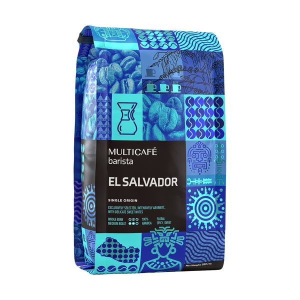 دانه قهوه EL SALVADOR مولتی کافه - 250 گرم 