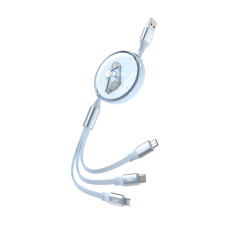 کابل تبدیل USB به USB-C / microUSB / لایتنینگ پرووان مدل PCC118R 