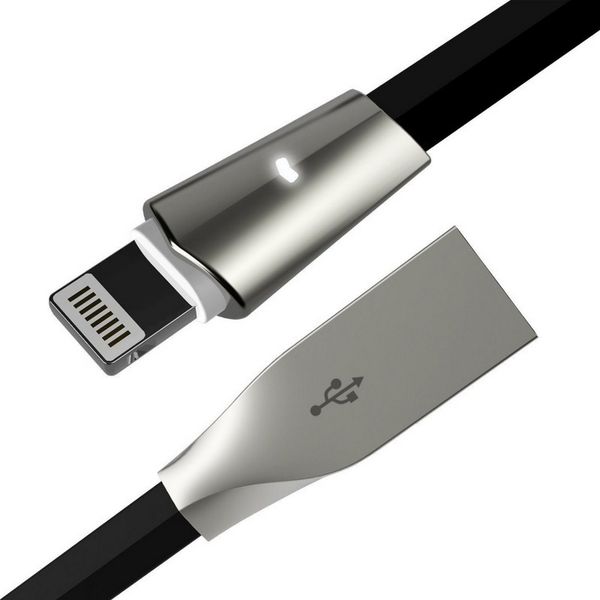 کابل تبدیل USB به لایتنینگ آیفون آیماس مدل LED به طول 1.8 متر
