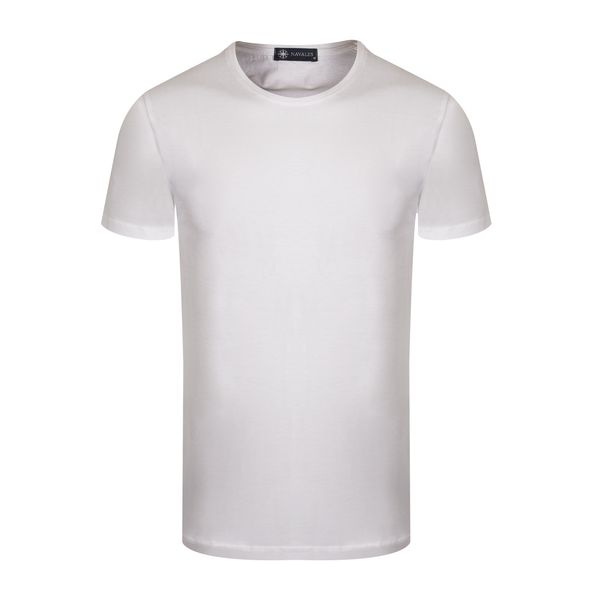 تی شرت آستین کوتاه مردانه ناوالس مدل OCEAN SS TEES-M رنگ سفید