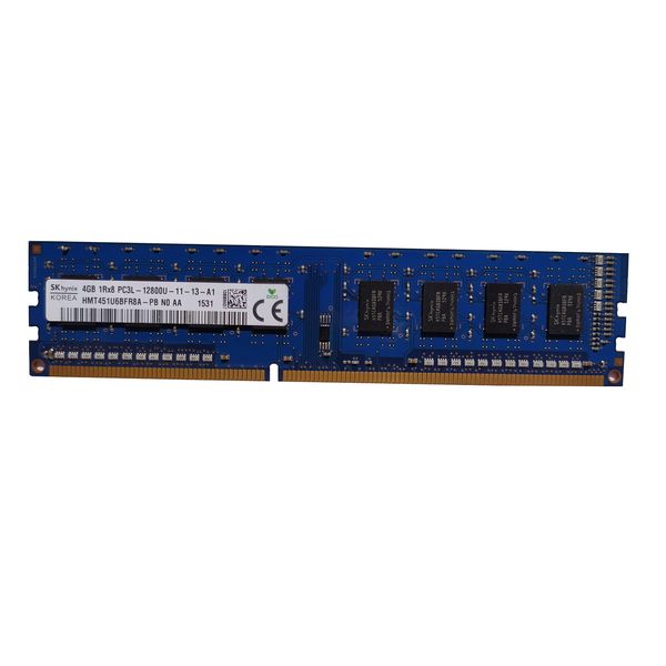 رم دسکتاپ DDR3L تک کاناله 1600مگاهرتز CL11 اس کی هاینیکس مدل 12800 ظرفیت 4 گیگابایت