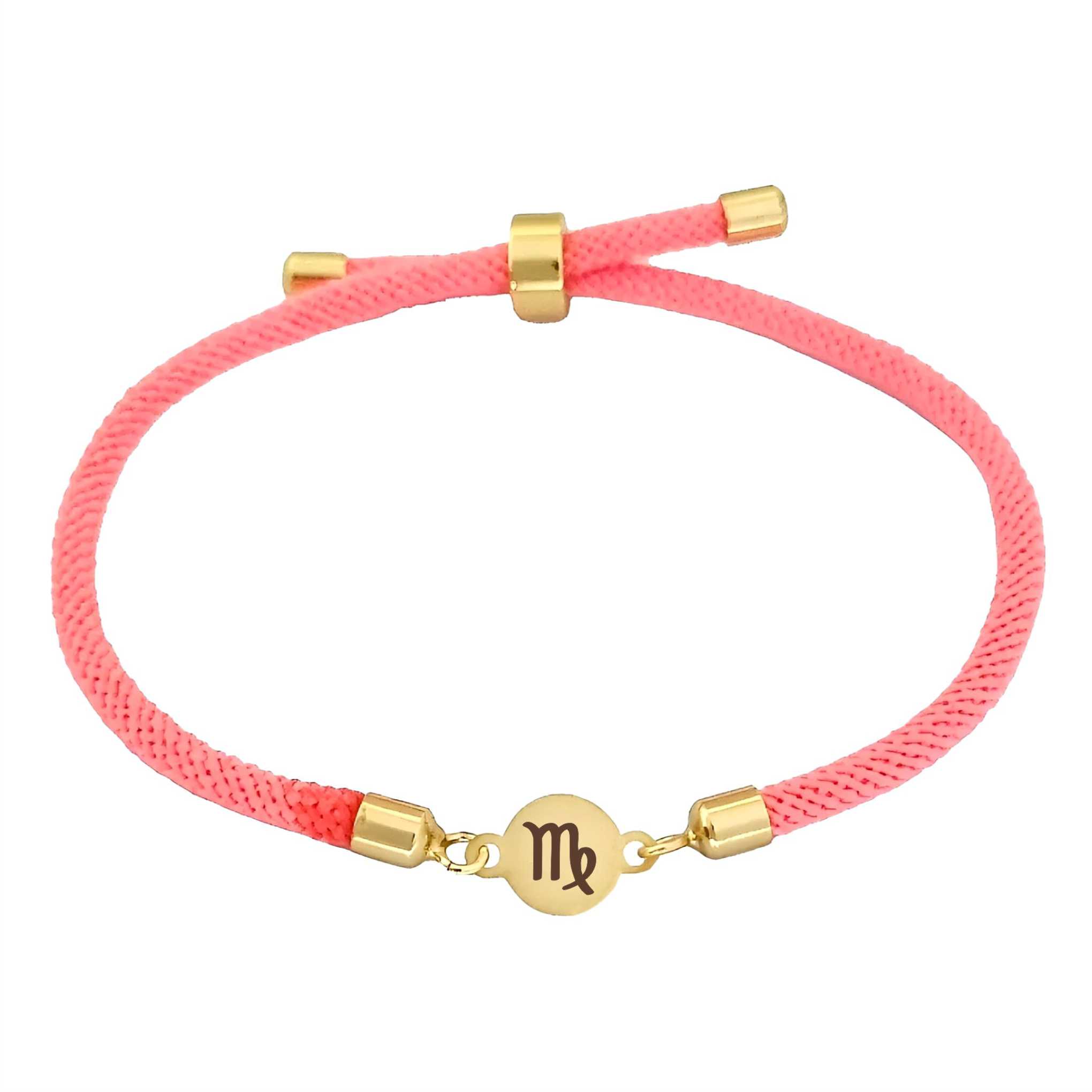 دستبند طلا 18 عیار دخترانه لیردا مدل نماد ماه شهریور 6755