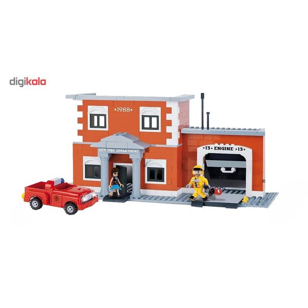 لگو کوبی مدل action town-engine13 fire station