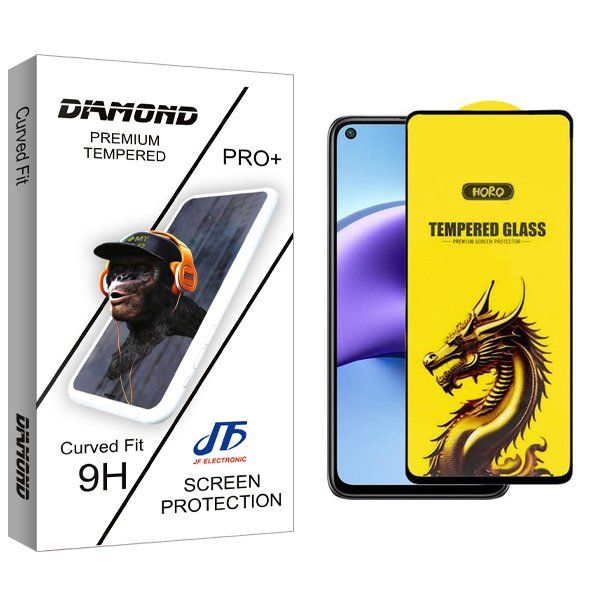 محافظ صفحه نمایش جی اف مدل Diamond Y-Horo مناسب برای گوشی موبایل شیائومی Redmi Note 9T