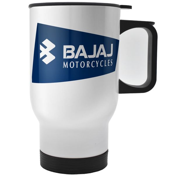 ماگ ماشین آکو مدل Bajaj-logo گنجایش 0.47 لیتر