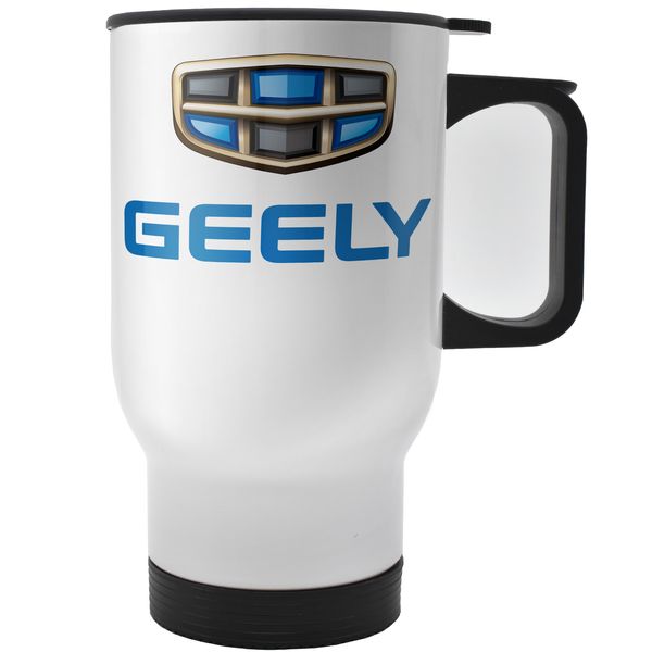 ماگ ماشین آکو مدل Geely-logo گنجایش 0.47 لیتر