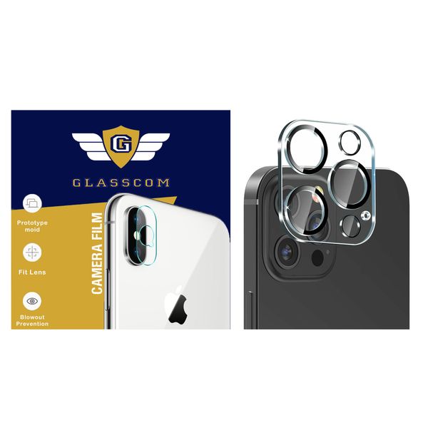 محافظ لنز دوربین گلس کام مدل GC-L13P مناسب برای گوشی موبایل اپل iPhone 13 Pro 