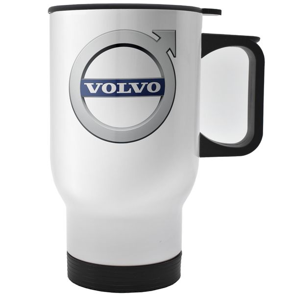 ماگ ماشین آکو مدل Volvo - logoگنجایش 0.47 لیتر