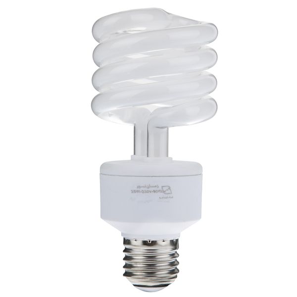 لامپ کم مصرف 25 وات زمان نور مدل Spiral پایه E27