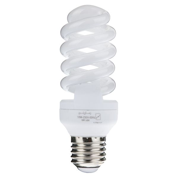 لامپ کم مصرف 18 وات زمان نور مدل Full Spiral پایه E27