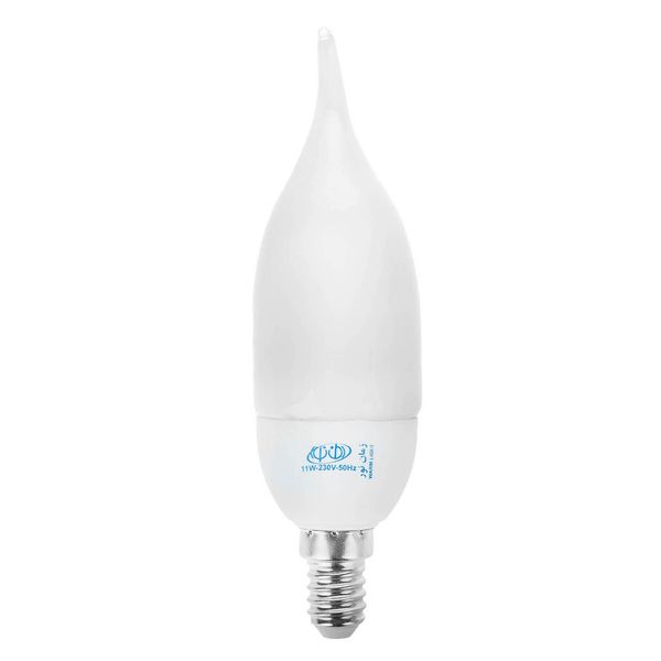 لامپ کم مصرف 11 وات زمان نور پایه E14