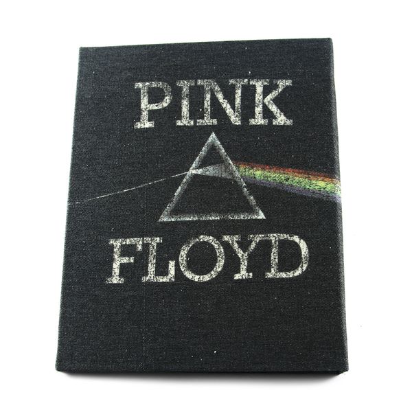 دفتر کلاسوری 100 برگ پارچه ای این چنتا طرح Pink Floyd 