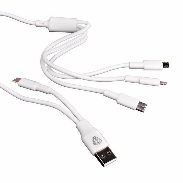 کابل تبدیل USB / USB-C به لایتنینگ/microUSB/USB-C لنیز مدل LC945 طول 1.2 متر