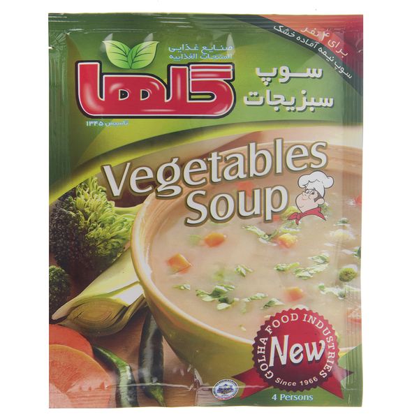 سوپ سبزیجات گلها - 70 گرم