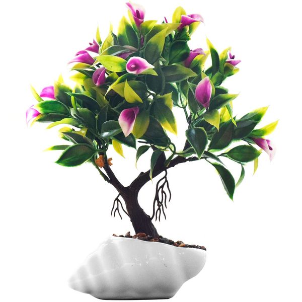 گلدان به همراه درختچه مصنوعی آناترا مدل AG69