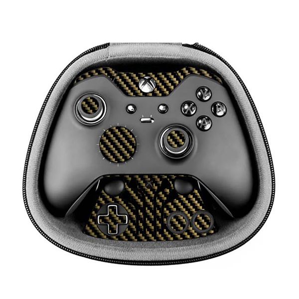برچسب ماهوت مدل Brown Shine-carbon مناسب برای دسته کنترل بازی مایکروسافت Elite Xbox One controller