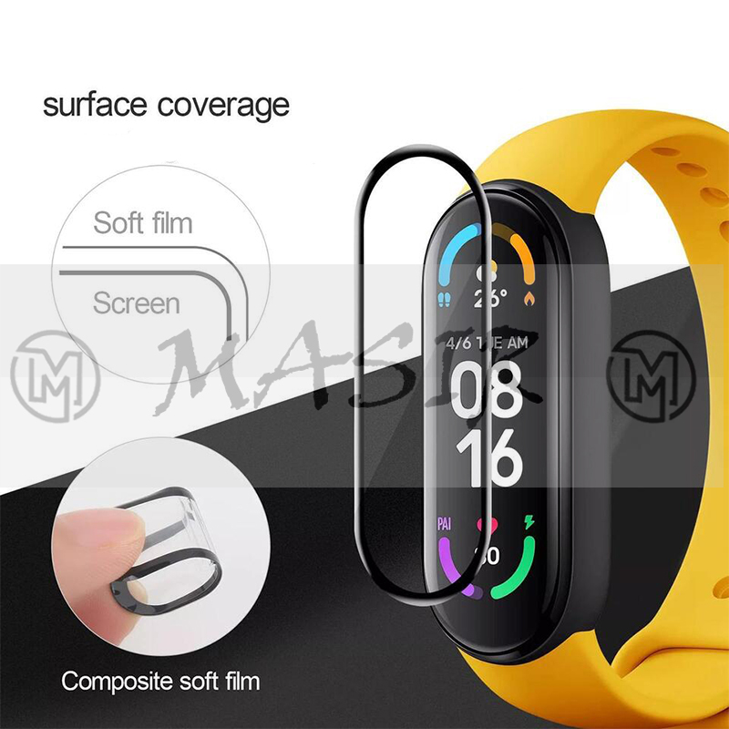 محافظ صفحه نمایش نانو مسیر مدل PMMA مناسب برای ساعت هوشمند شیائومی Mi band 5