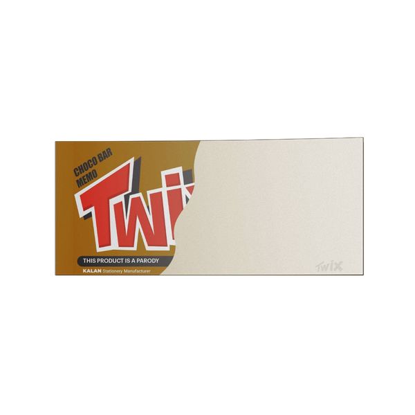 کاغذ یادداشت کلان مدل شکلات طرح Twix بسته 50 عددی
