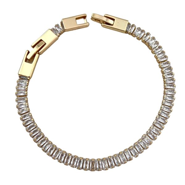 دستبند زنانه ژوپینگ مدل تنیسی جواهری کد B4607