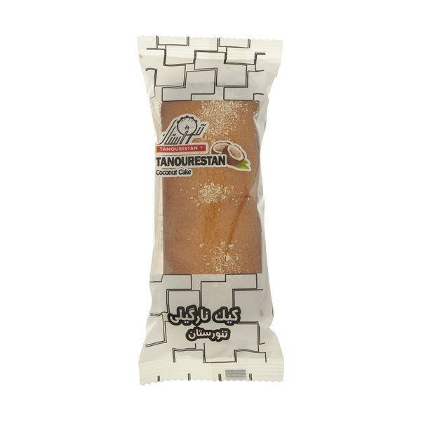 کیک نارگیلی تنورستان - 100 گرم بسته 20 عددی